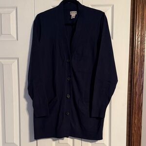 Duluth Trading Co Navy Cardigan